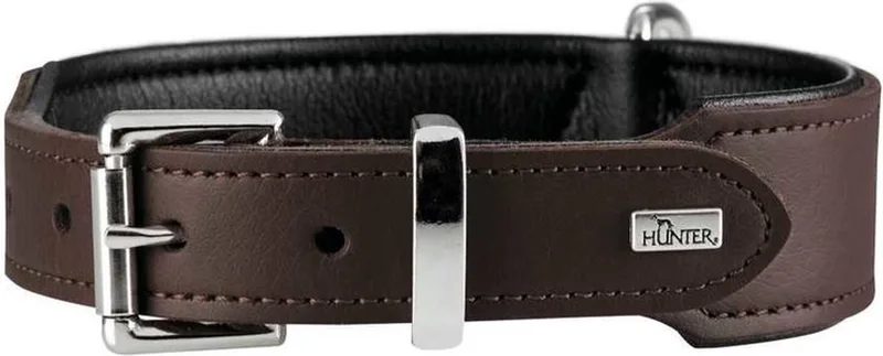 Hondenhalsband Basic Bruin Maat 37 (29-33 cm) von Hunter in Bruin zwart – Produktfoto