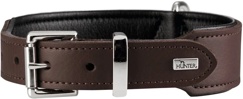 Hondenhalsband Basic Bruin Maat 65 (51 - 58 cm) by Hunter in Bekijk productafbeelding – product photo