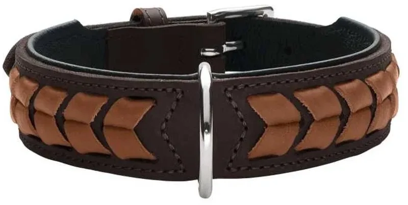Hondenhalsband El Paso Maat S-M von Hunter in Braun – Produktfoto