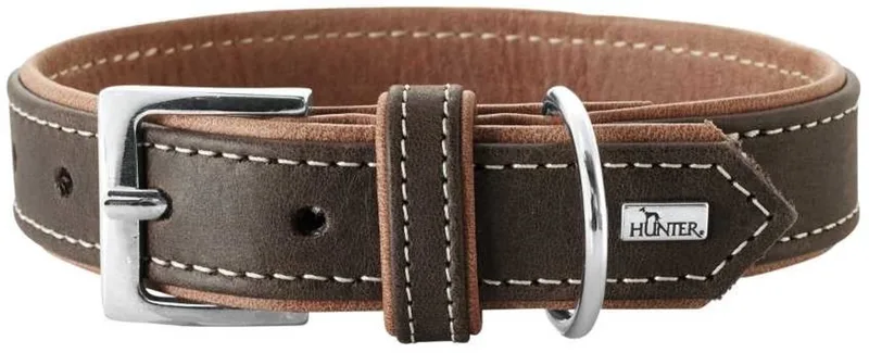 Hondenhalsband Porto Maat 35 de Hunter en Donkerbruin – photo produit