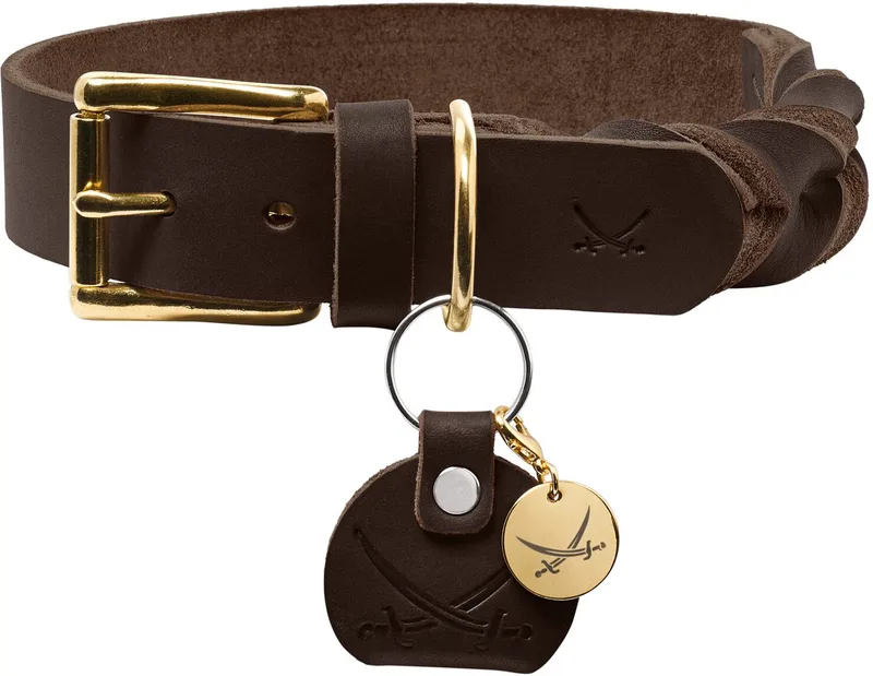 Hondenhalsband Sansibar Solid Bruin Maat 55 by Hunter – product photo