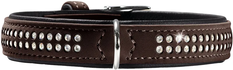 Hondenhalsband Softie Deluxe Maat 40 by Hunter in Brown – product photo