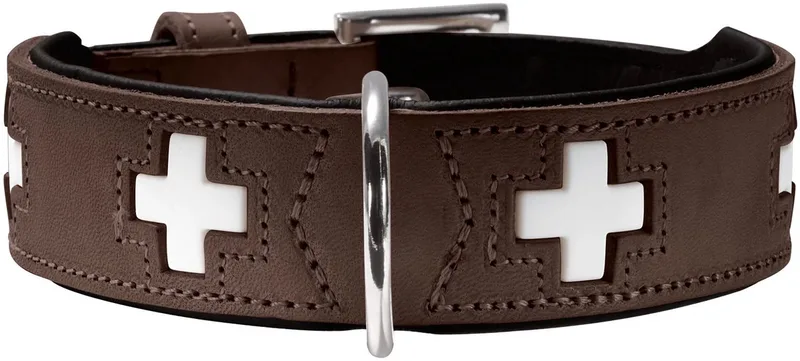Hondenhalsband Swiss Bruin Maat 60 by Hunter – product photo