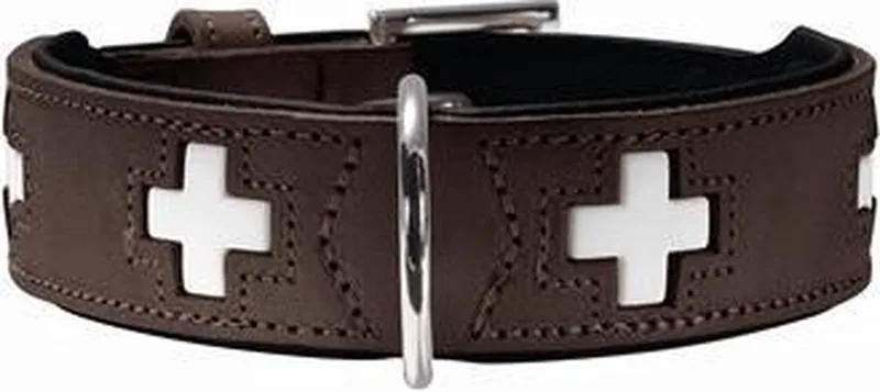 Hondenhalsband Swiss Maat 70 by Hunter in Brown – product photo