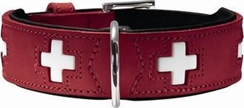 Hondenhalsband Swiss Rood (41-49 cm) by Hunter in Black – product photo