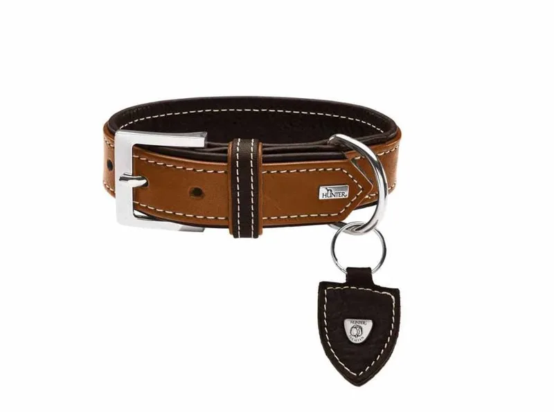 Hondenhalsband Tara Cognac/Bruin 62 - 72 cm de Hunter en Marron – photo produit