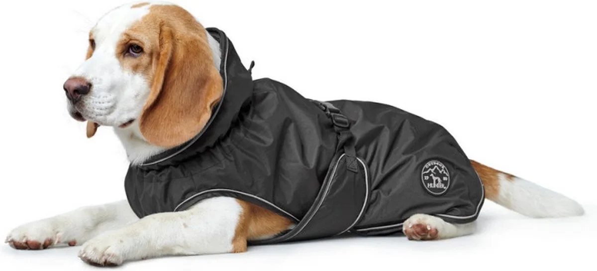 Hondenjas - Hondenjasjes voor Hondjes - Uppsala - Fleece - Waterafstotend - Ruglengte - 60 cm by Hunter in Black – product photo