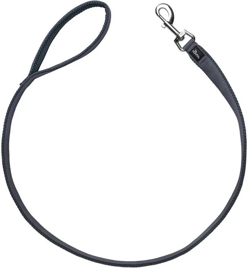 Hondenlijn Divo & Maldon - Hondenriem - 100x2.0 cm de Hunter en Gris – photo produit