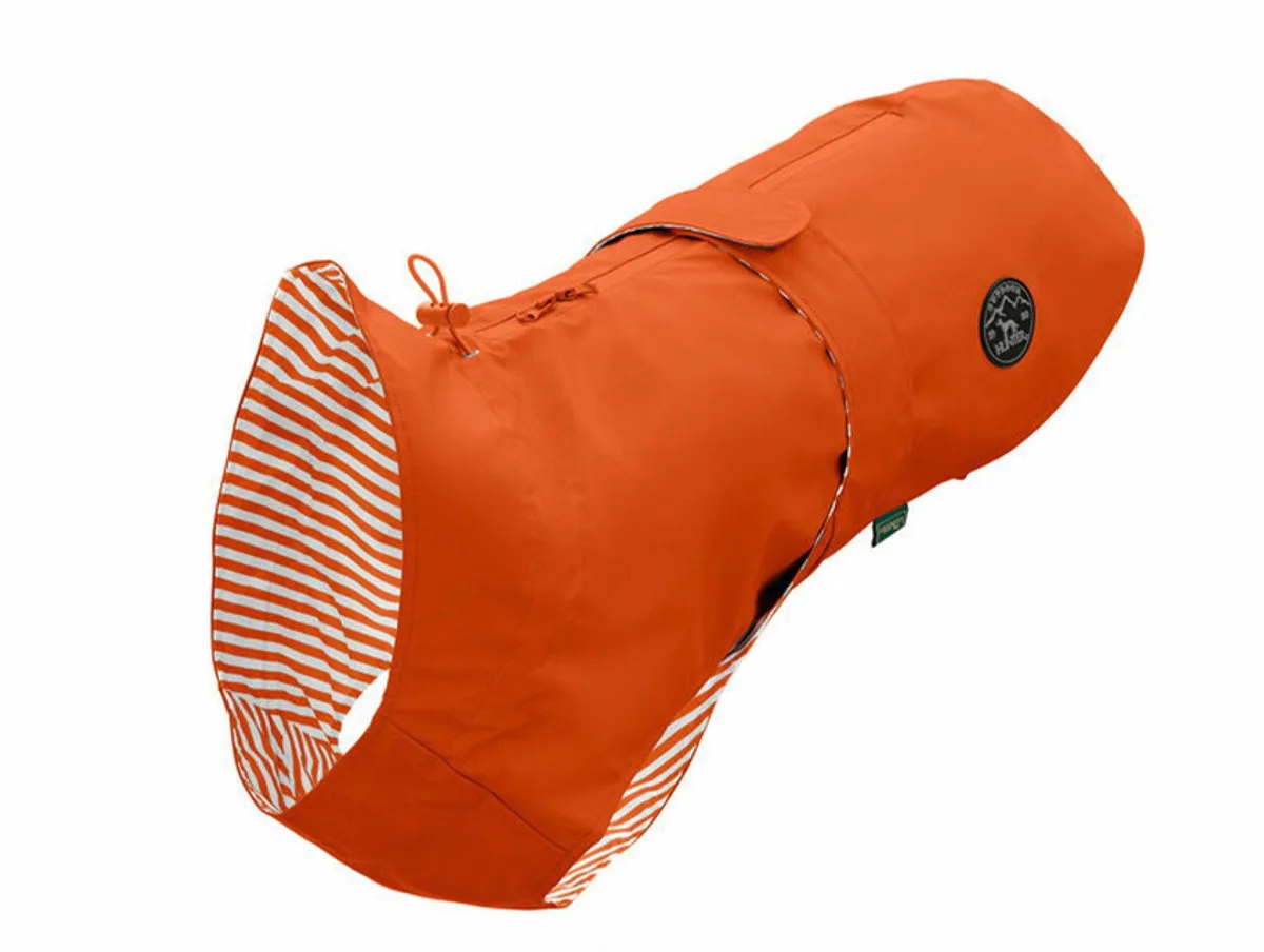 Hondenregenjas Milford maat 50 (rug) - nek 34-60 cm - borst 51-68 cm van Hunter in Oranje – productfoto