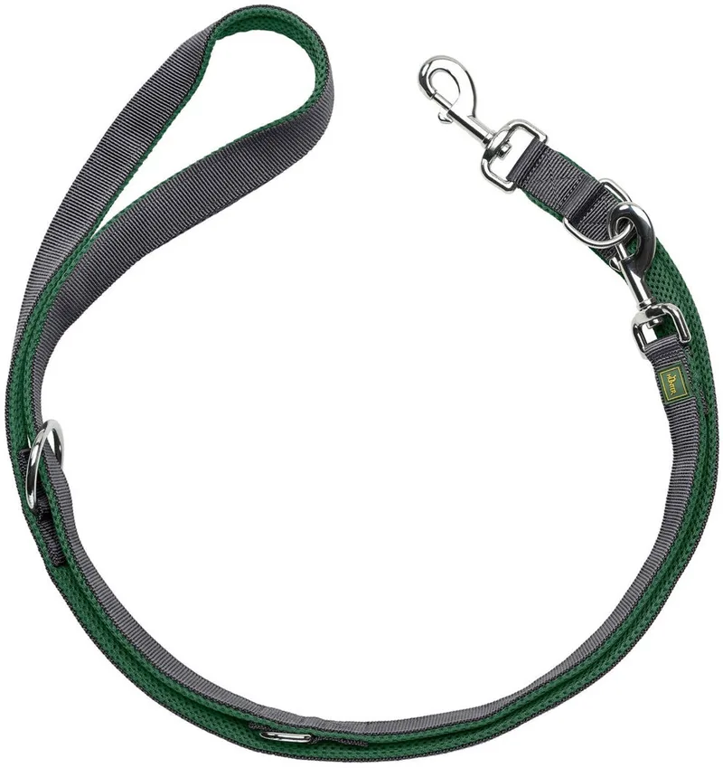 Hondenriem Hunter Maldon Donkergroen 200 cm x 1, 5 cm Verstelbaar von Hunter in Grün – Produktfoto