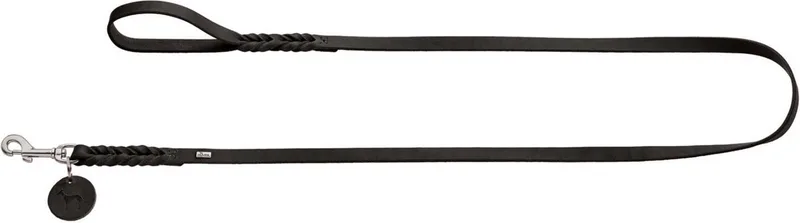 Hondenriem Solid Education - 150 x 1.1 cm fra Hunter i Sort – produktbillede
