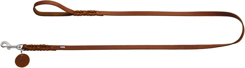 Hondenriem Solid Education Cognac 200 cm x 11 mm by Hunter – product photo