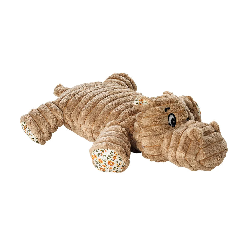Hondenspeelgoed Huggly Amazonas Nijlpaard L24xB18xH7cm van Hunter – productfoto
