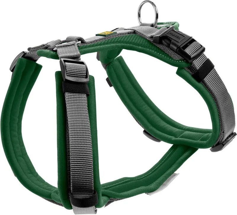 Hondentuig Hunter Maldon Up Donkergroen Maat M 53-71 cm by Hunter in Green – product photo