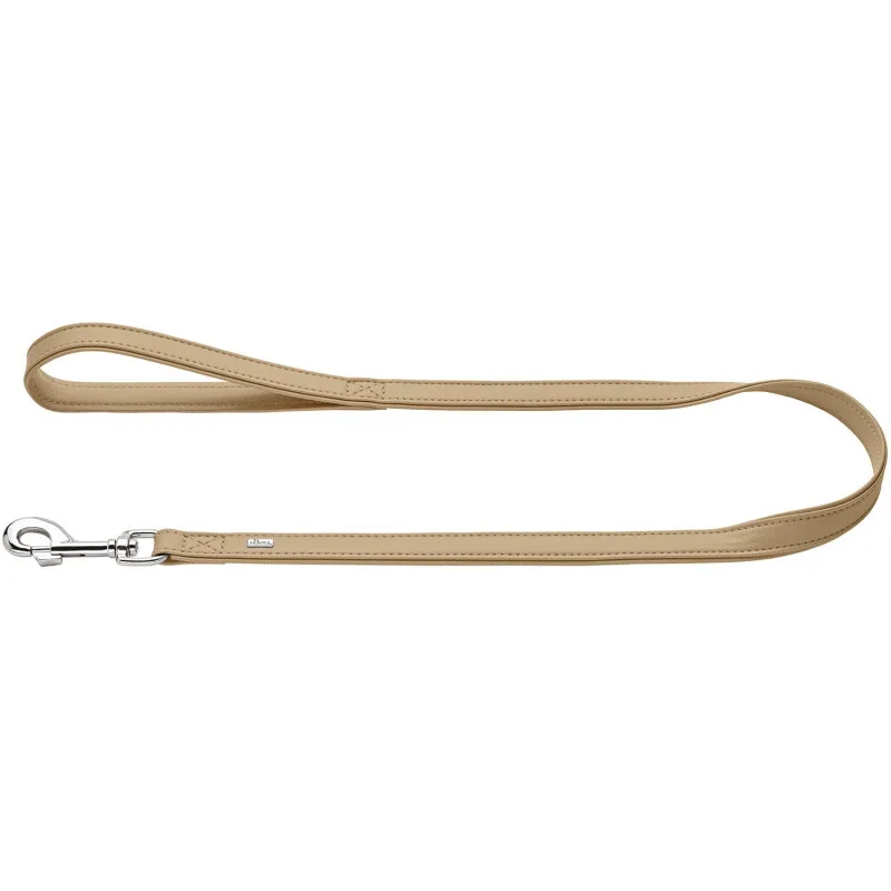Hundeführleine amalfi 1,1 m, 1,5 cm fra Hunter i Beige, Regular – produktbillede
