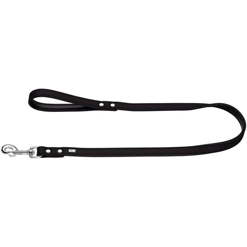 Hundeführleine basic schwarz 1,1 m, 1,3 cm de Hunter en Regular – photo produit