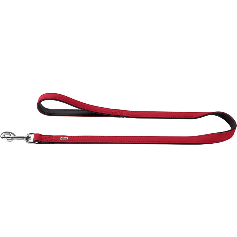 Hundeführleine softie 1 m, 2 cm von Hunter in Rot, Regular – Produktfoto