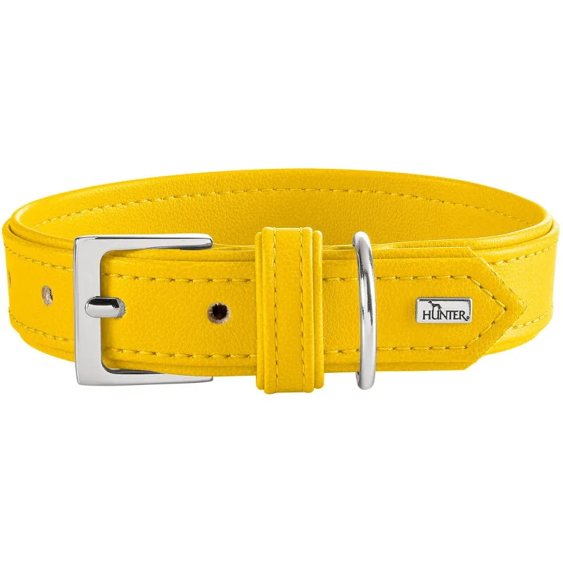 Hundehalsband amalfi XS-S de Hunter en Jaune, Regular – photo produit