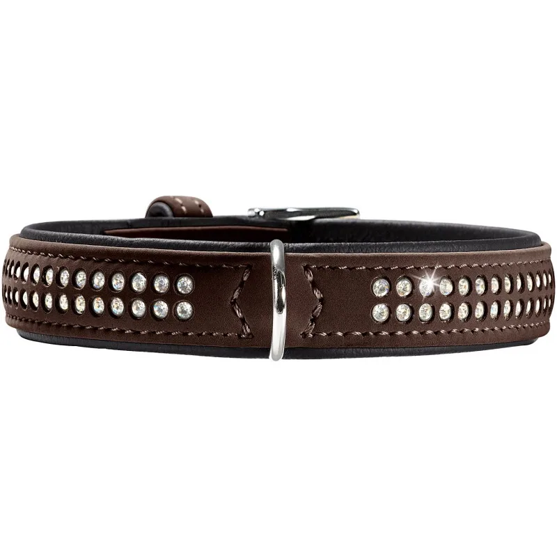 Hundehalsband softie deluxe XS van Hunter in Bruin, Regular – productfoto