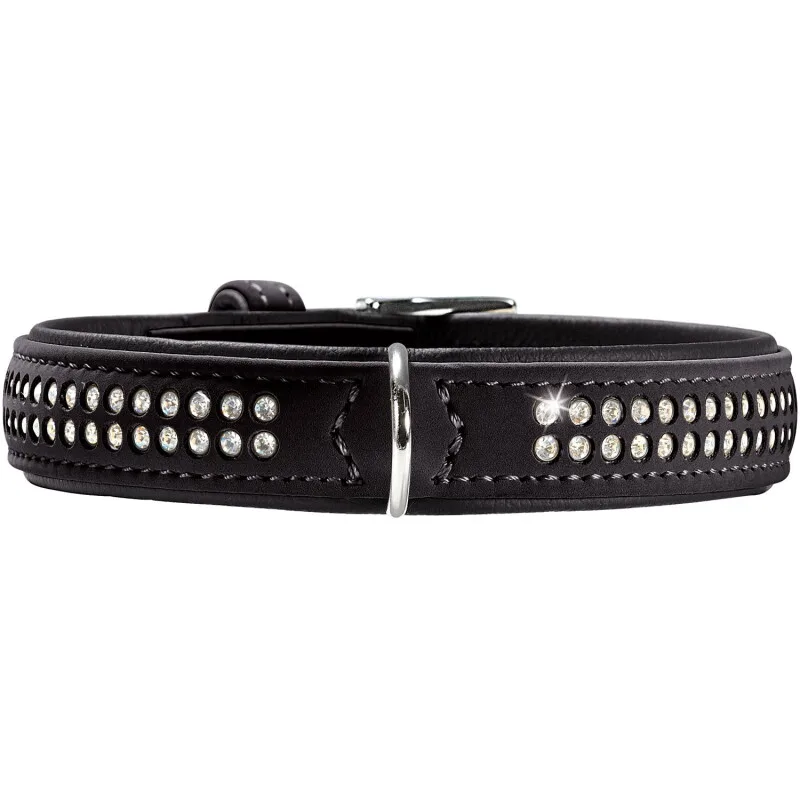 Hundehalsband softie deluxe XS-S by Hunter in Black, Regular – product photo