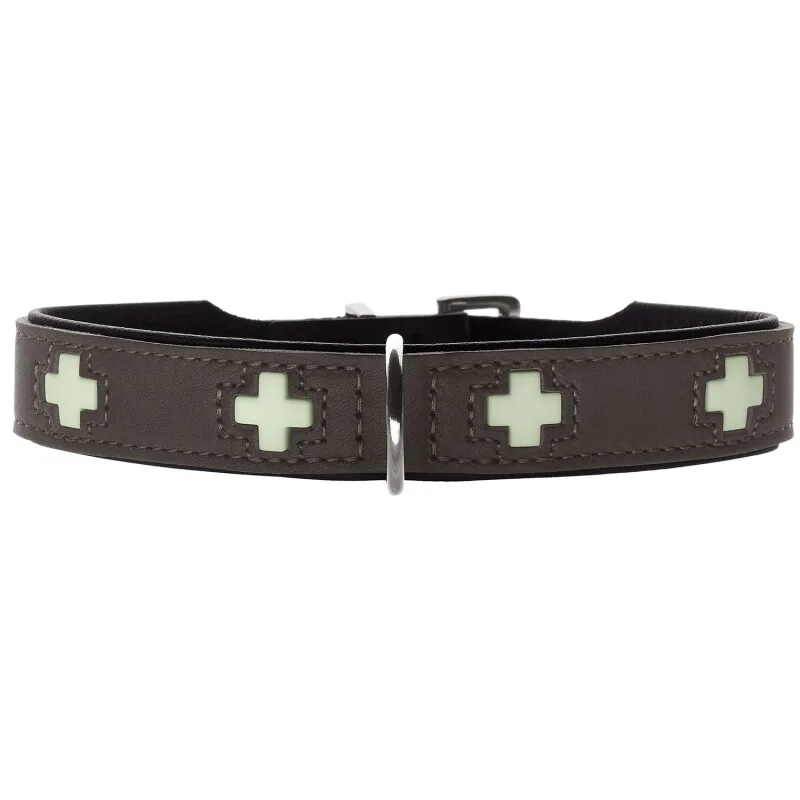 Hundehalsband swiss glow grau XXS-XS de Hunter en Regular – photo produit