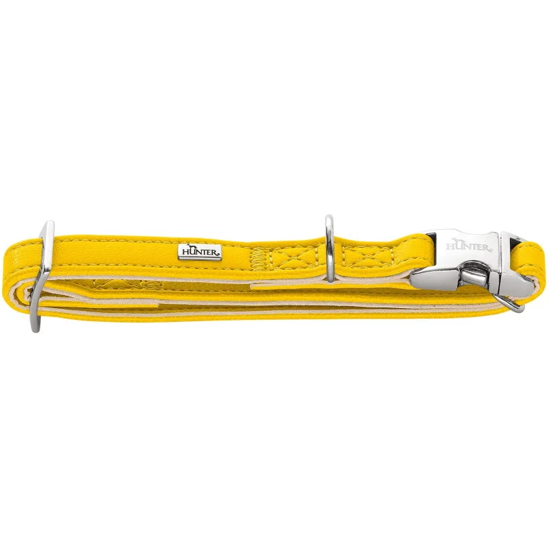 Hundehalsung amalfi alu strong M by Hunter in Yellow, Regular – product photo