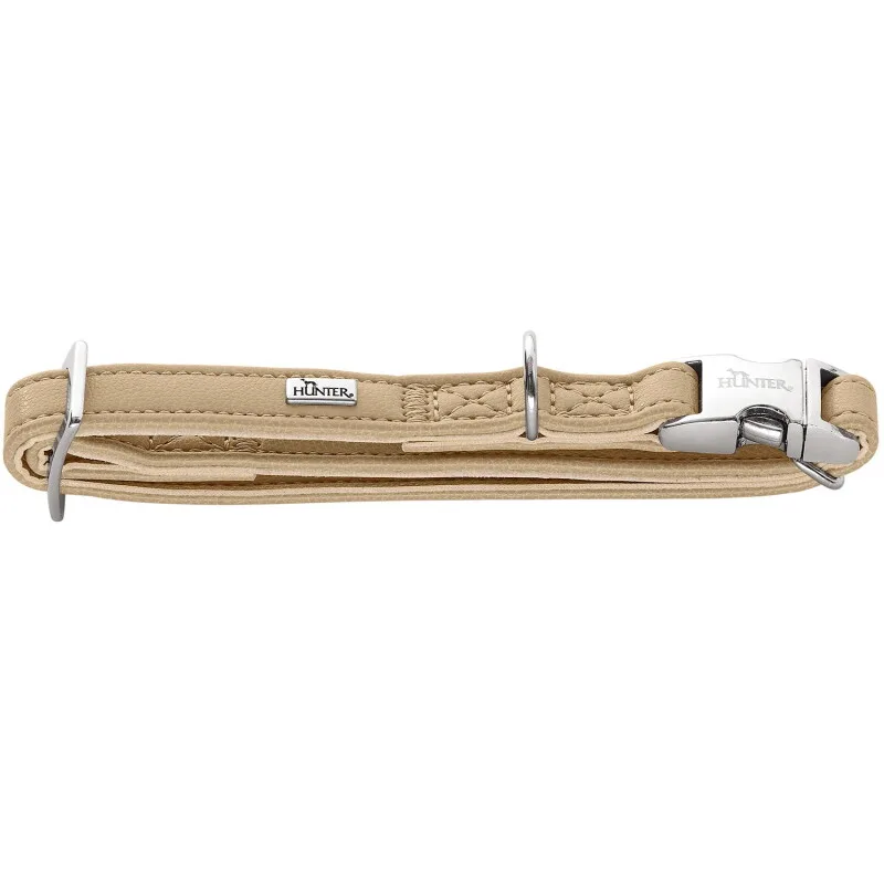 Hundehalsung amalfi alu strong XL von Hunter in Beige, Regular – Produktfoto