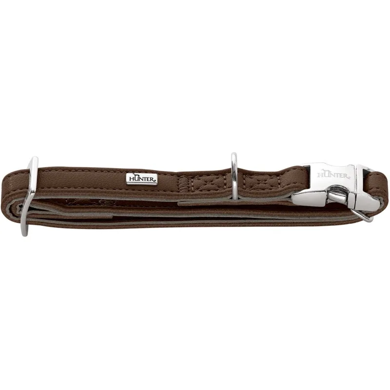 Hundehalsung amalfi alu strong XL von Hunter in Braun, Regular – Produktfoto