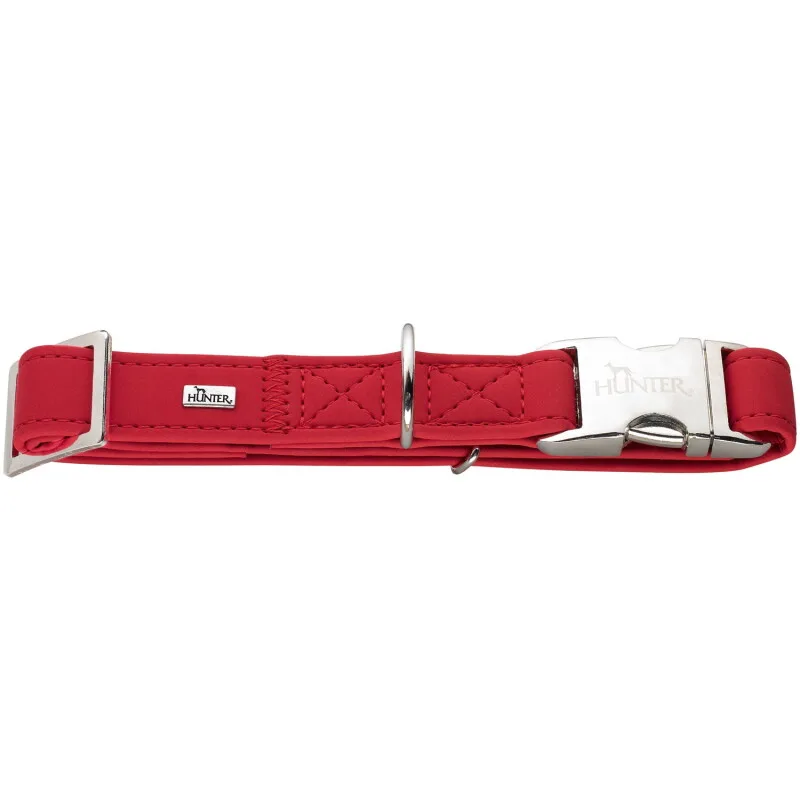 Hundehalsung softie alu strong L fra Hunter i Rød, Regular – produktbillede