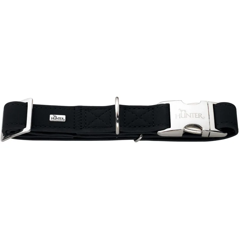 Hundehalsung softie alu strong M von Hunter in Schwarz, Regular – Produktfoto