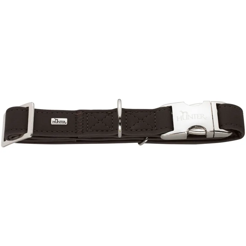 Hundehalsung softie alu strong XL von Hunter in Braun, Regular – Produktfoto