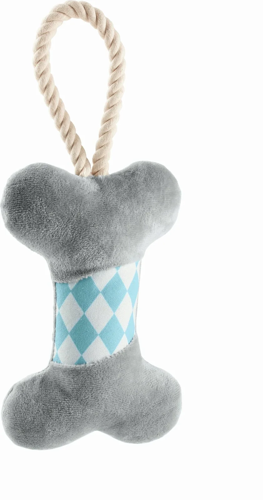 Hundespielzeug Salima Knochen grau 18 cm - 1 Stk von Hunter – Produktfoto