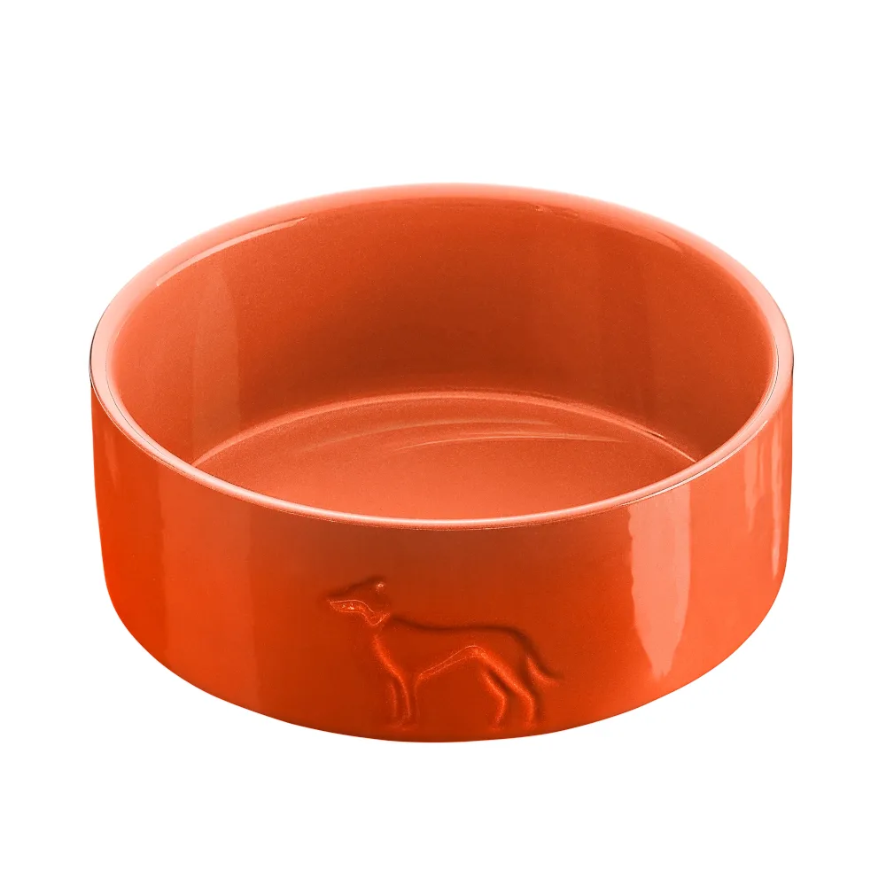keramische voerbak Osby Glazed 1900ml, Ø19,5cm hond van Hunter – productfoto