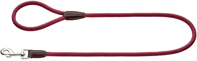 Looplijn Freestyle Nylon Rond - Hondenriem - 110x0.8 cm de Hunter en Bordeaux – photo produit
