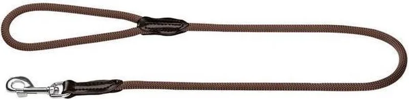 Looplijn Freestyle Nylon Rond - Hondenriem - 110x0.8 cm von Hunter in Braun – Produktfoto