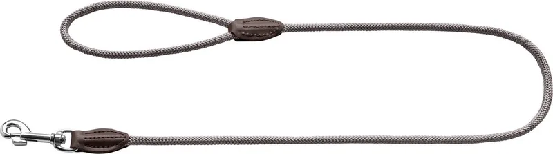 Looplijn Freestyle Nylon Rond - Hondenriem - 110x0.8 cm von Hunter in Grau – Produktfoto