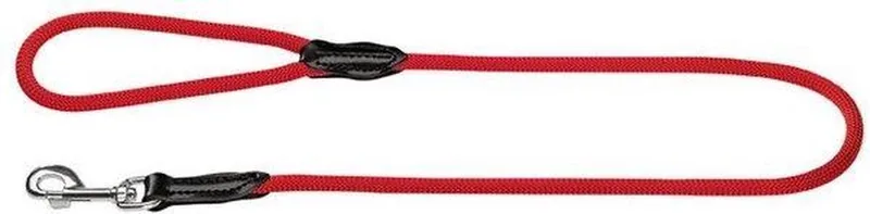 Looplijn Freestyle Nylon Rond - Hondenriem - 110x0.8 cm fra Hunter i Rød – produktbillede