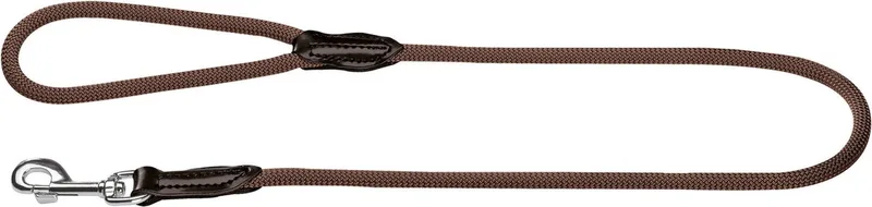 Looplijn Freestyle Nylon Rond - Hondenriem - 110x1 cm by Hunter in Brown – product photo 1 of 3