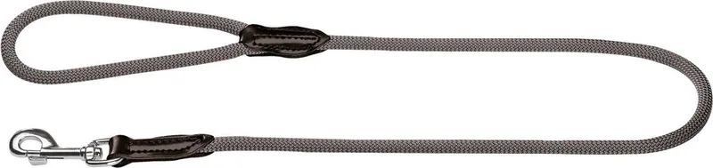 Looplijn Freestyle Nylon Rond - Hondenriem - 110x1 cm de Hunter en Gris – photo produit