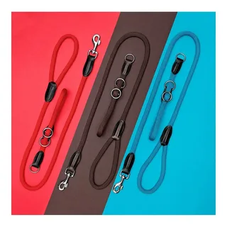 Looplijn Freestyle Nylon Rond - Hondenriem - 110x1 cm von Hunter in Rot – Produktfoto 2 von 3
