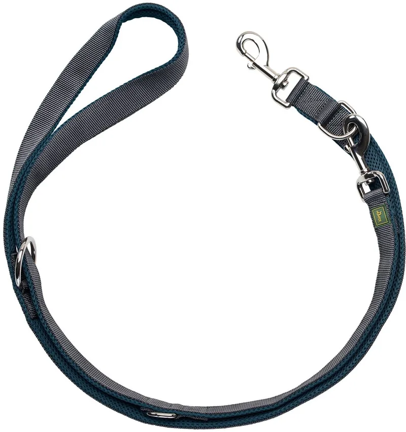 Looplijn Maldon Up Petrol&Grijs - Hondenriem - 200x2 cm von Hunter in Bekijk productafbeelding – Produktfoto