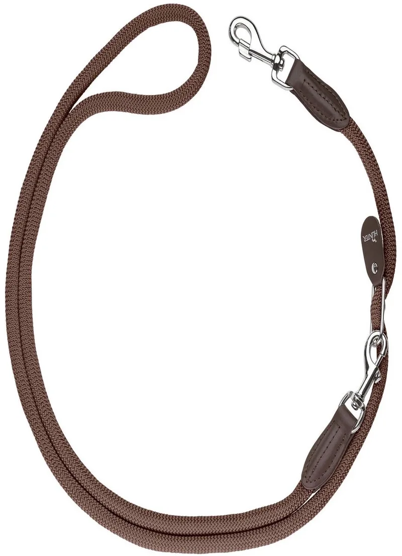 Looplijn Vario Freestyle - Hondenriem - Ø8x260 cm Bruin de Hunter – photo produit