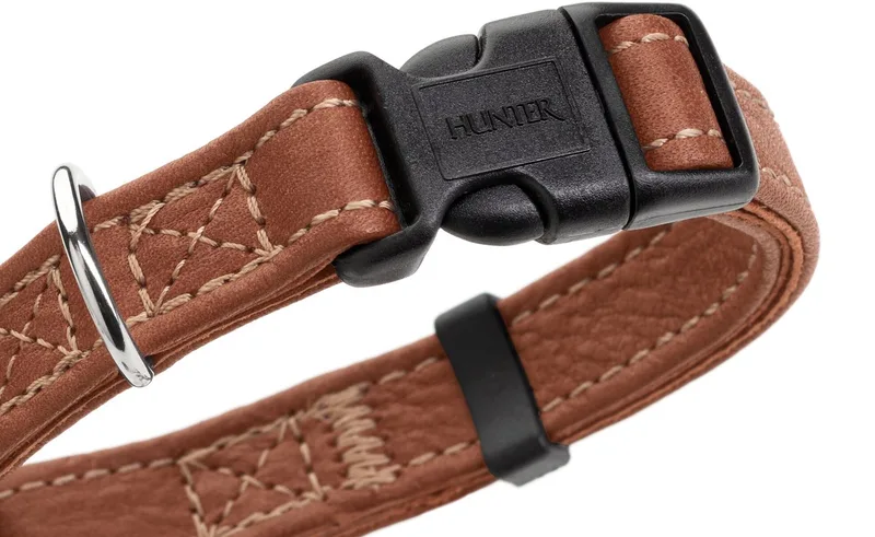 Mini Hondenhalsband Canadian Up Maat S/1 25-35 cm fra Hunter i Cognac – produktbillede