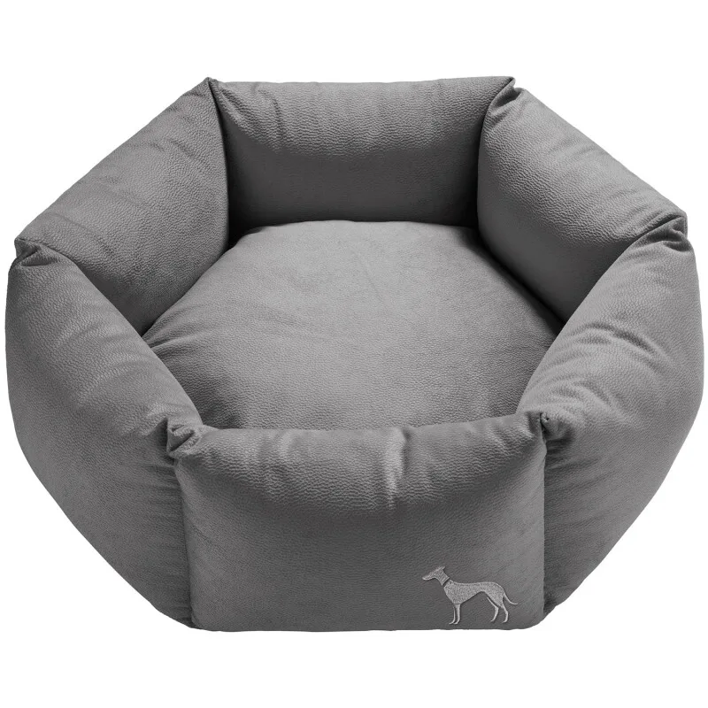 Orthopädisches Hundesofa Merida 6-eckig anthrazit 1,1 m, 35 cm, 1,1 m by Hunter in Regular – product photo