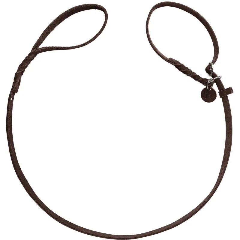 Retriever-Leine Solid Education dunkelbraun M-L de Hunter en Regular – photo produit
