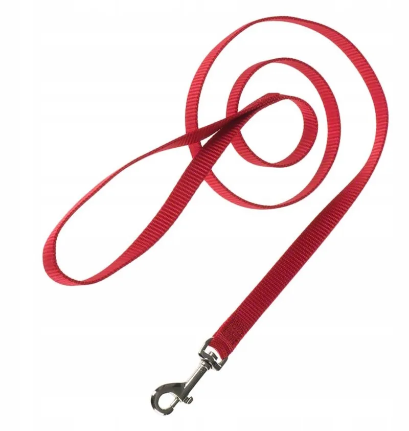 Rode Hondenriem Nylon 110cm - Duurzaam en Comfortabel von Hunter – Produktfoto