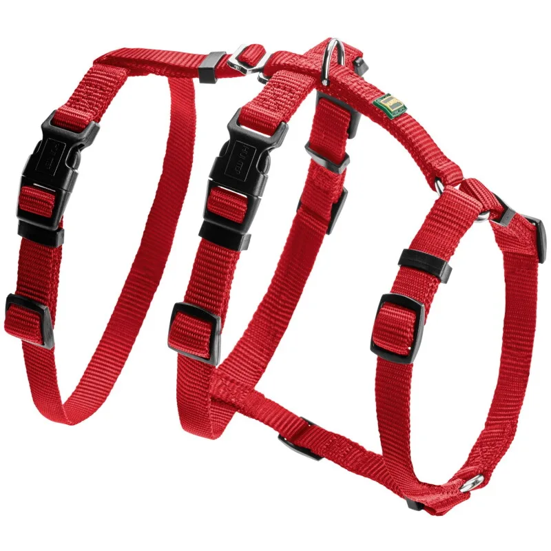 Sicherheitsgeschirr Vario Rapid M-L de Hunter en Rouge, Regular – photo produit