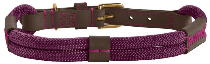 T-Leash Malia - Hondenriem - 200x1 cm Wijnrood Donkerbruin von Hunter – Produktfoto