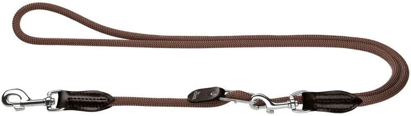 Variolijn Freestyle Nylon Rond 260x1 cm - Hondenriem by Hunter in Grey – product photo