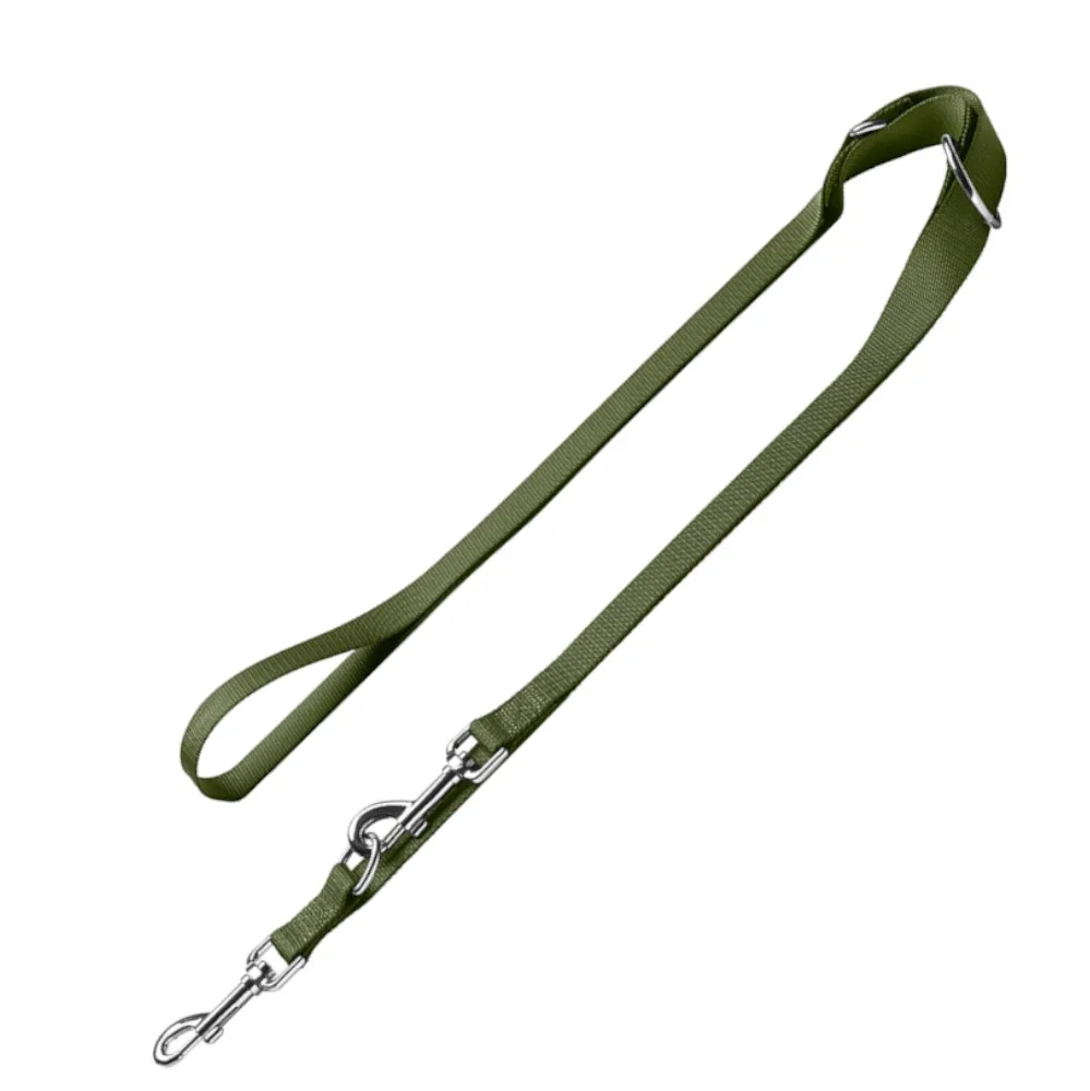 Verstelbare Hondenlijn London Olijfgroen 200cm lang, 10mm breed Hond by Hunter – product photo